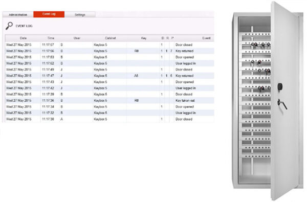 Creone Sleutel Management Systemen Logging 1 Creone Sleutelmanagement Systeem